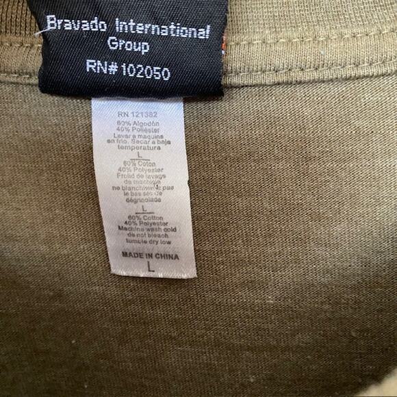 Harley Davidson Tee‎ Shirt Long Sleeve Olive Green H-D of Scottsdale Men's Large - Picture 6 of 9